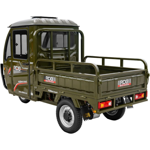 Triciclu Electric utilitar MAX KLASS4, model 2026 cu cabina, motor 4000W, Fara Permis (viteza max 25km/h), Carte RAR inclusa [28]