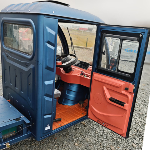Triciclu Electric utilitar MAX KLASS4, model 2026 cu cabina, motor 4000W, Fara Permis (viteza max 25km/h), Carte RAR inclusa [5]
