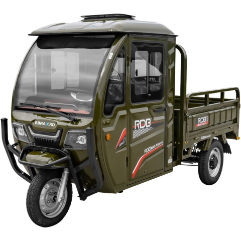 Triciclu Electric cu cabina inchisa si ghidon, MAX KLASS4, model 2026, motor 4000W, Fara Permis (viteza max 25km/h), Carte RAR inclusa [34]