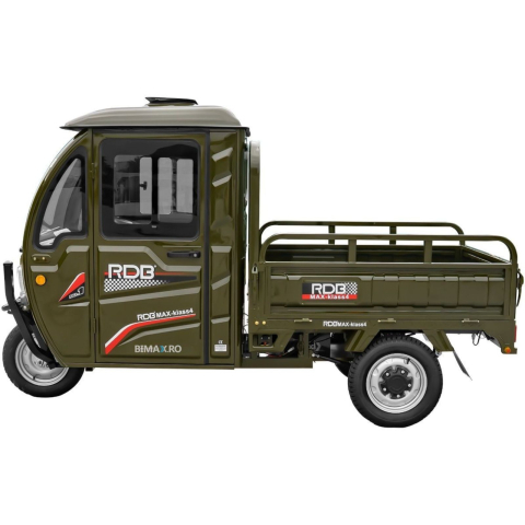 Triciclu Electric utilitar MAX KLASS4, model 2026 cu cabina, motor 4000W, Fara Permis (viteza max 25km/h), Carte RAR inclusa [29]