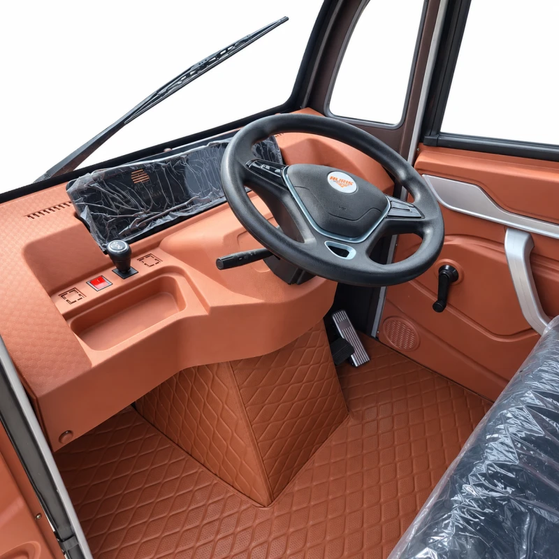 Triciclu Electric utilitar Ruris PILOT 40000C, model 2026 cu cabina, volan, Fara Permis (viteza max 25km/h), Carte RAR inclusa [4]