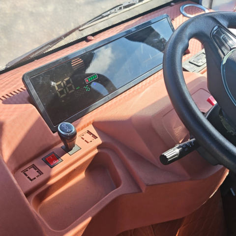 Triciclu Electric utilitar Ruris PILOT 4000C, model 2026 cu cabina, volan, Fara Permis (viteza max 25km/h), Carte RAR inclusa [14]
