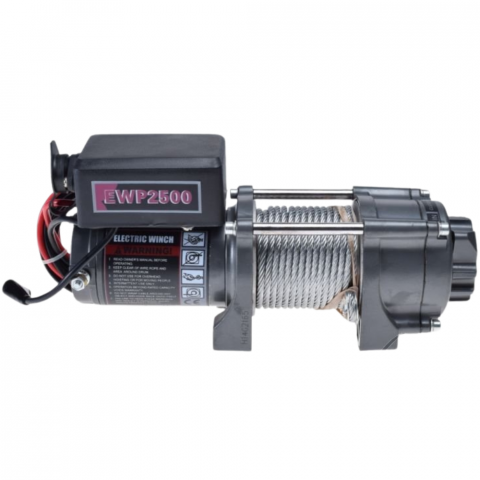 Trolii Electrice - Troliu 1134 kg 12V, Cablu otel, Model 1