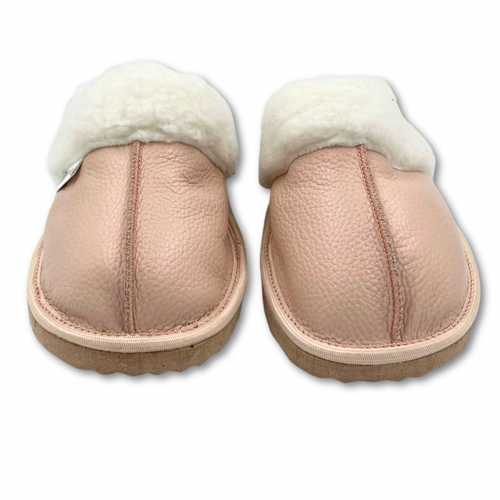Cizme cu blana pentru copii, primii pasi, Piele Naturala, lana naturala de oi pe tricot, barefoot, Macco, Maro [4]