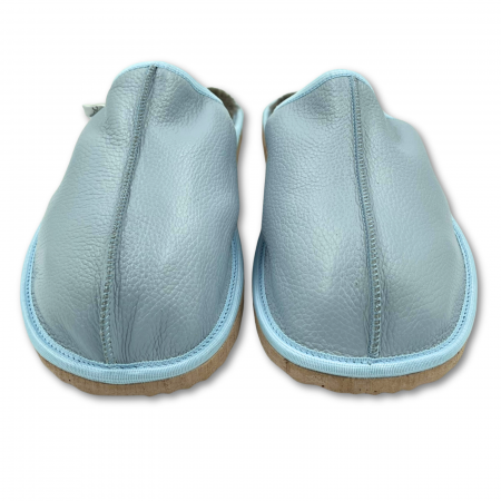 Cizme cu blana pentru copii, primii pasi, Piele Naturala, lana naturala de oi pe tricot, barefoot, Macco, Maro [2]