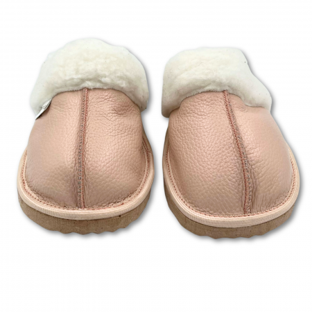 Cizme cu blana pentru copii, primii pasi, Piele Naturala, lana naturala de oi pe tricot, barefoot, Macco, Maro [3]