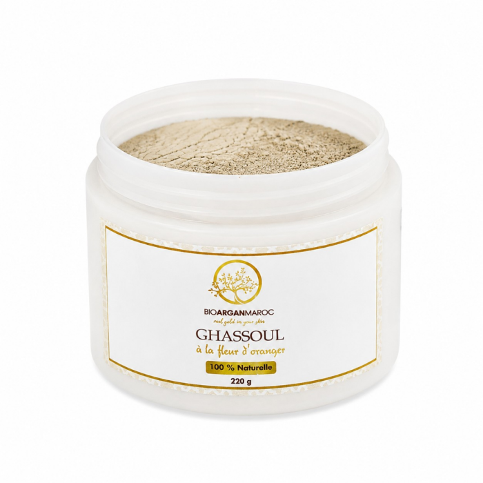 Argila GHASSOUL cu floare de portocal, 220 gr [2]