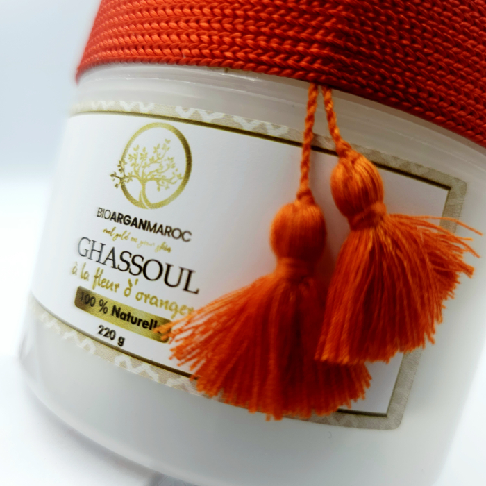 Argila GHASSOUL cu floare de portocal, 220 gr [2]