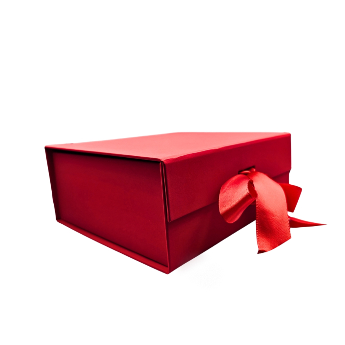 Cutie cadou magnetica rosie, 18,2cm x 20cm x8cm [1]