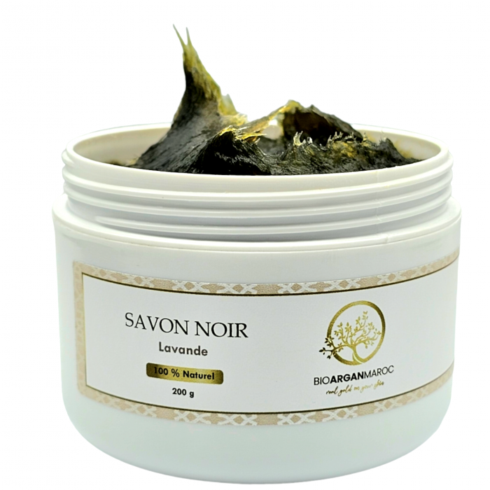 Săpun negru cu LAVANDĂ, 200 gr [2]
