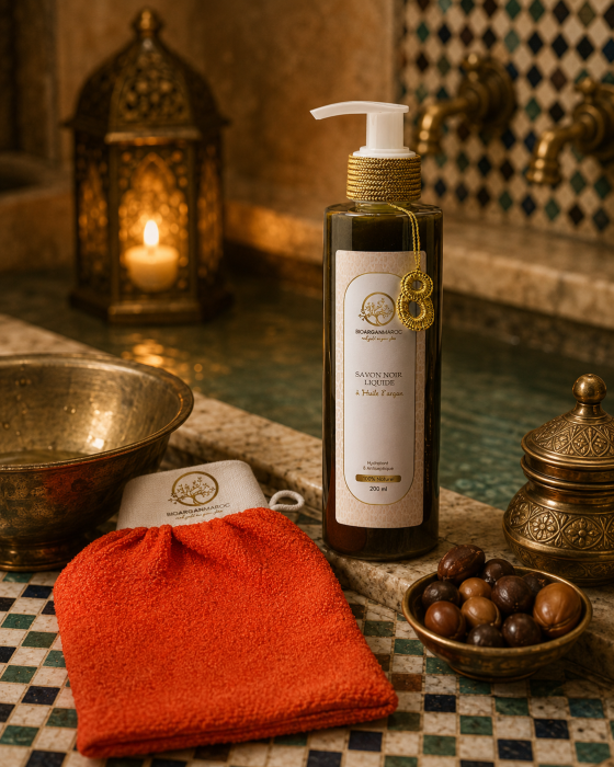 Săpun negru lichid cu argan  200 ml [2]