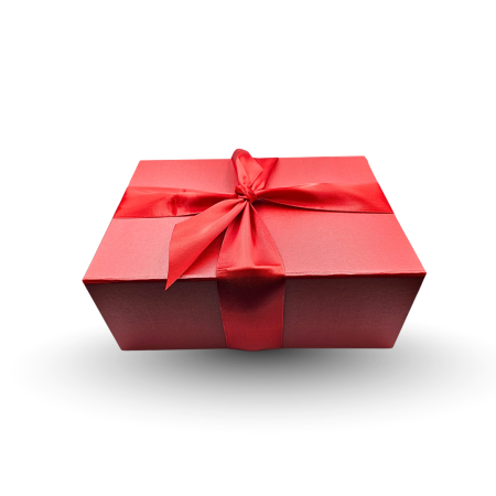 Cutii cadouri - Cutie cadou magnetica rosie, 18cm x 25cm x10cm