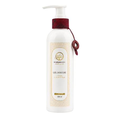 Îngrijire corp - Gel de duș argan si Amber Musk, 200 ml