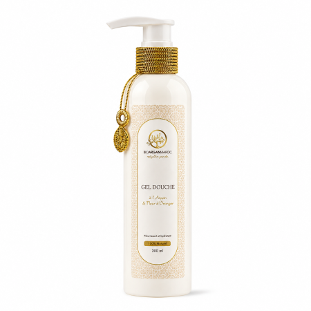 Îngrijire corp - Gel de duș cu argan si floare de portocal, 200 ml