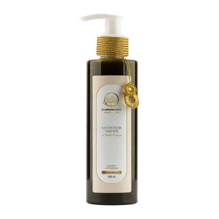 Îngrijire corp - Săpun negru lichid cu argan  200 ml