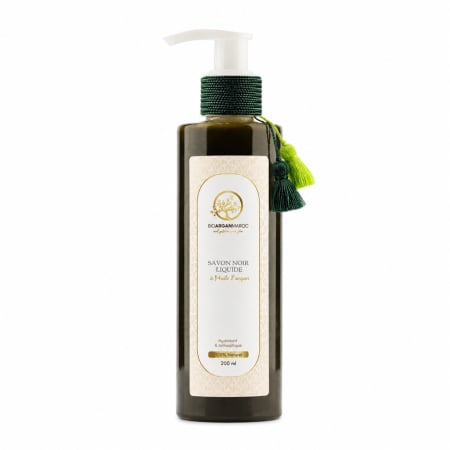Îngrijire corp - Săpun negru lichid cu argan  200 ml