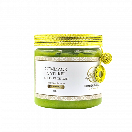 Îngrijire corp - Scrub cu zahăr si lămâie, 200 gr