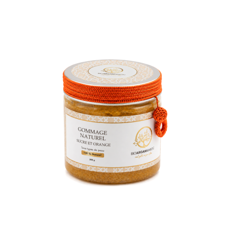 Îngrijire corp - Scrub cu zahăr si portocală, 200 gr