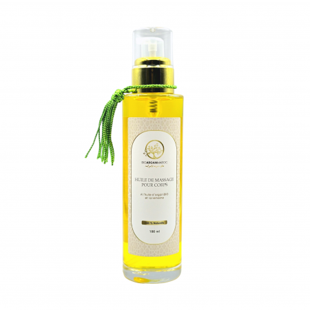 Uleiurile BAM - Ulei de masaj argan si verbină, 100 ml