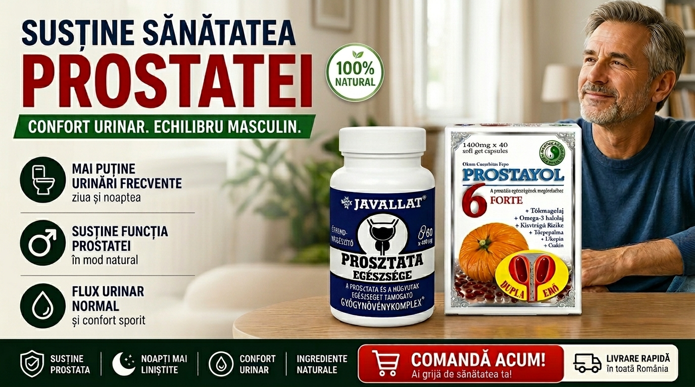 Pachet „Prostată Sănătoasă” – Kit Dual pentru Confort Urinar și Echilibru Masculin