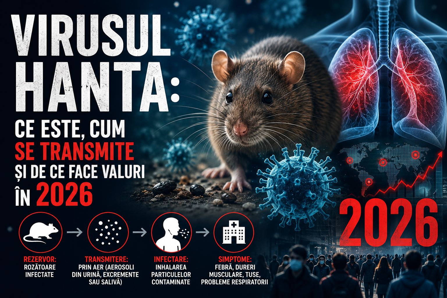 Virusul Hanta: Ce este, cum se transmite și de ce face valuri în 2026