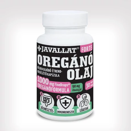 Ulei de Oregano Forte JAVALLAT® (60 caps) - Enteric-Coated, Digestiv & Imunitar [2]
