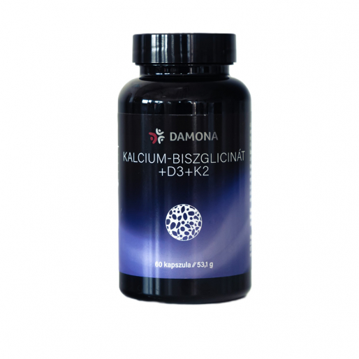 Damona Calciu Bisglicinat + D3 (1000 UI) + K2 - Absorbție Maxima [1]