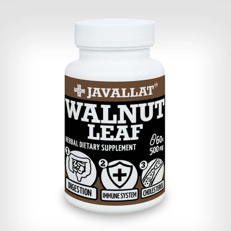 Capsule Frunze de Nuc (Walnut Leaf) 500 mg – Digestie & Imunitate | JAVALLAT® [1]