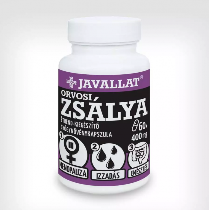 Capsule cu Salvie, realizat din plante medicinale de înaltă calitate, testate și verificate, 60buc [2]