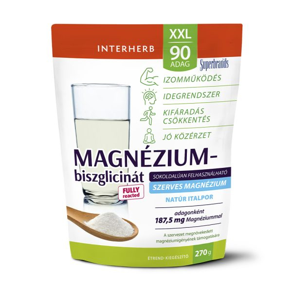 Pulbere pentru băutură cu Magneziu Bisglicinat NATUR, 270 g (XXL 90 porții) [1]