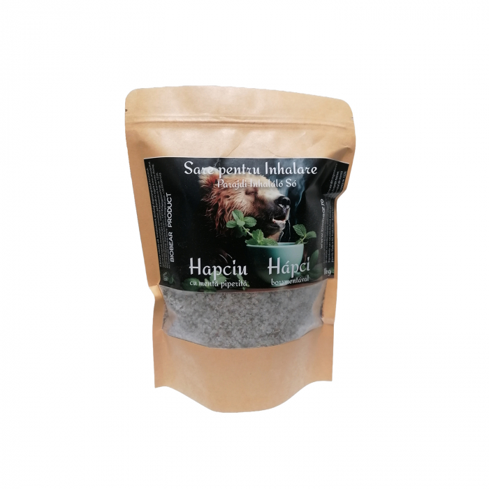 Sare pentru Inhalare cu Cu Menta piperita 1kg - Respirație Usoara si Sanatate [1]