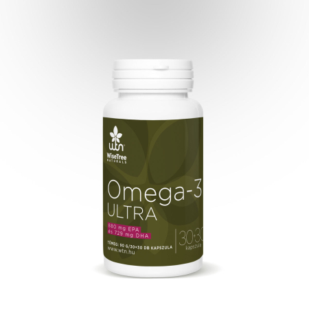 Sănătate cardiovasculară și arterială - Omega-3 Ultra Wisetree Naturals | 800mg EPA & 700mg DHA | Puritate Norvegiană