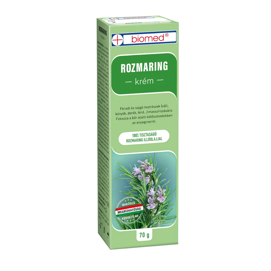 Preparate externe - Biomed Cremă cu Rozmarin 70g | Dureri Musculare & Reumatism