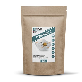 Stimulatoare ale sistemului imunitar - Vitamina C Pulbere Fermentată 250g Natur Tanya - Acid Ascorbic Puritate Farmacopeică