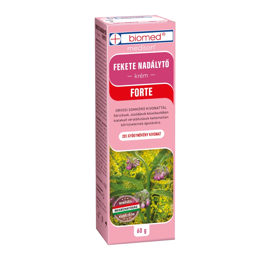 Preparate externe - Biomed Cremă Tătăneasă Neagră FORTE 60g | Vânătăi & Fracturi