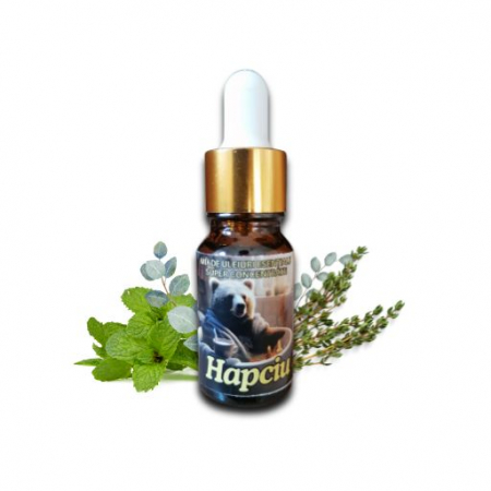 Sănătate pentru răceală și respiratorie - Picaturi Hapciu pentru inhalare, Mix de uleuri esentiale super concentrate, 10 ml