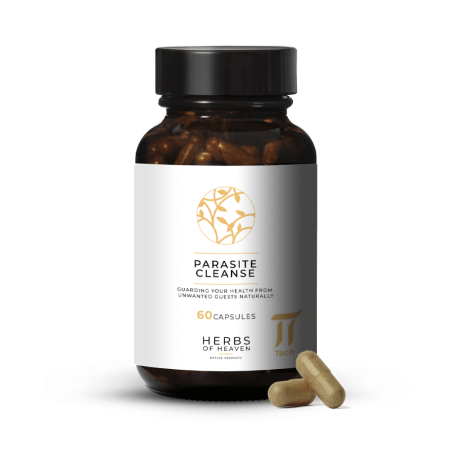 Digestie și Probiotice - Parasite Cleanse Herbs of Heaven - Cură Paraziti, Nuc Negru, Pelin, Ulei Oregano - 60 capsule