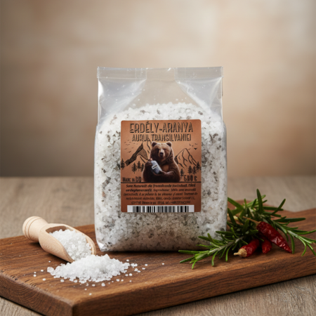 Săruri naturale - Aurul Transilvaniei - Sare Naturală din Transilvania, Neiodată, 500g