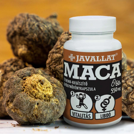 Capsule cu radacina de Maca 550 mg, 60 capsule [1]