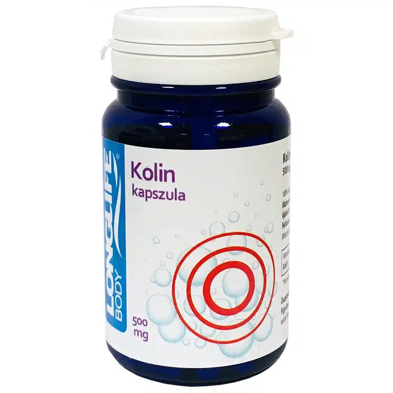 Renal, Prostată şi Urinal - LongLife Colină (Kolin) 60 capsule - Suport Ficat, Detox și Memorie