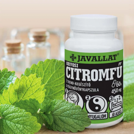 Sistemul nervos și stres - Capsule de Melissa officinalis (Roiniță), 60 buc.