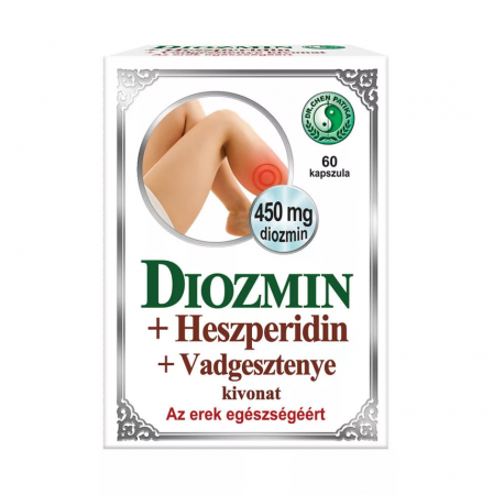 Sănătatea femeilor - Capsule diosmina hesperidina + castane 60 capsule