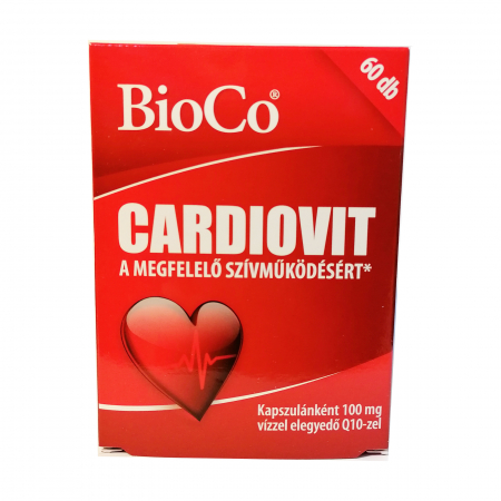 Sănătate cardiovasculară și arterială - Cardiovit cu Q10 100mg 60 capsule