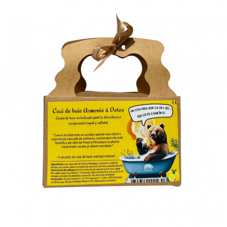 Ceai de baie Armonie & Detox, 6 saculeti, realizati manual [2]