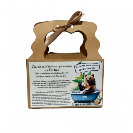 Ceai de baie Salvarea Picioarelor cu Tea Tree, 6 saculeti, realizati manual [2]