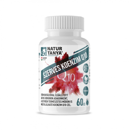 Sănătate cardiovasculară și arterială - Coenzima Q10 organică - comprimate cu COQ10 vegetal fermentat (ubichinonă)