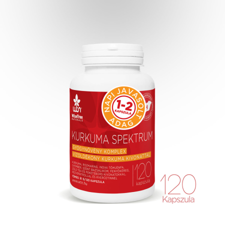 Articulații, Mușchi şi Oase - Complex Curcumă Spectrum – 12 Ingrediente Active + Curcumă Solubilă Apă | 120 Capsule