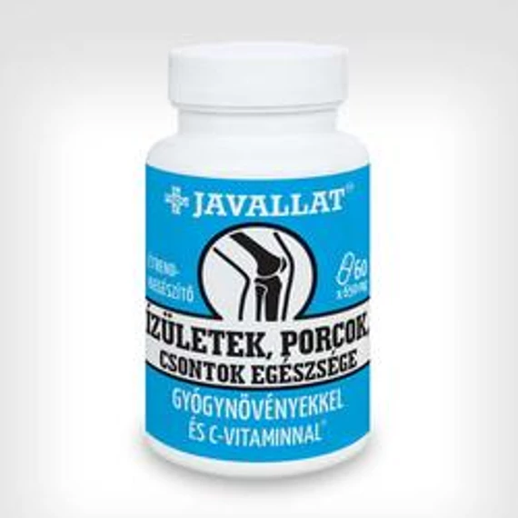 Articulații, Mușchi şi Oase - Javallat Complex Articulații, Cartilaje, Oase 60 caps | Turmeric, Măceș & Salcie