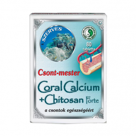 Articulații, Mușchi şi Oase - Coral calcium forte, Csont-mester, 80 tablete