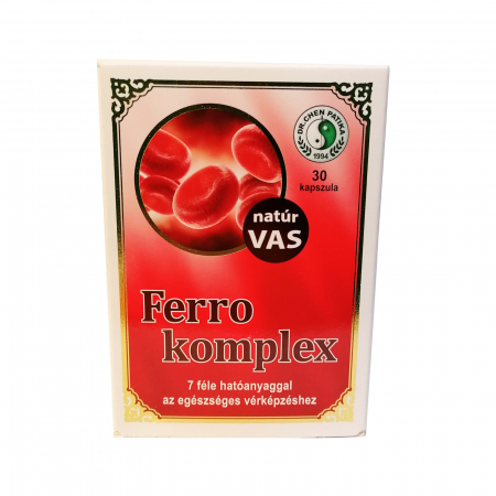 Minerale esențiale - Fier organic, cupru, vitamine, ciuperci naturale care conțin fier și plante medicinale, cu ingrediente benefice pentru formarea sângelui, 30 capsule